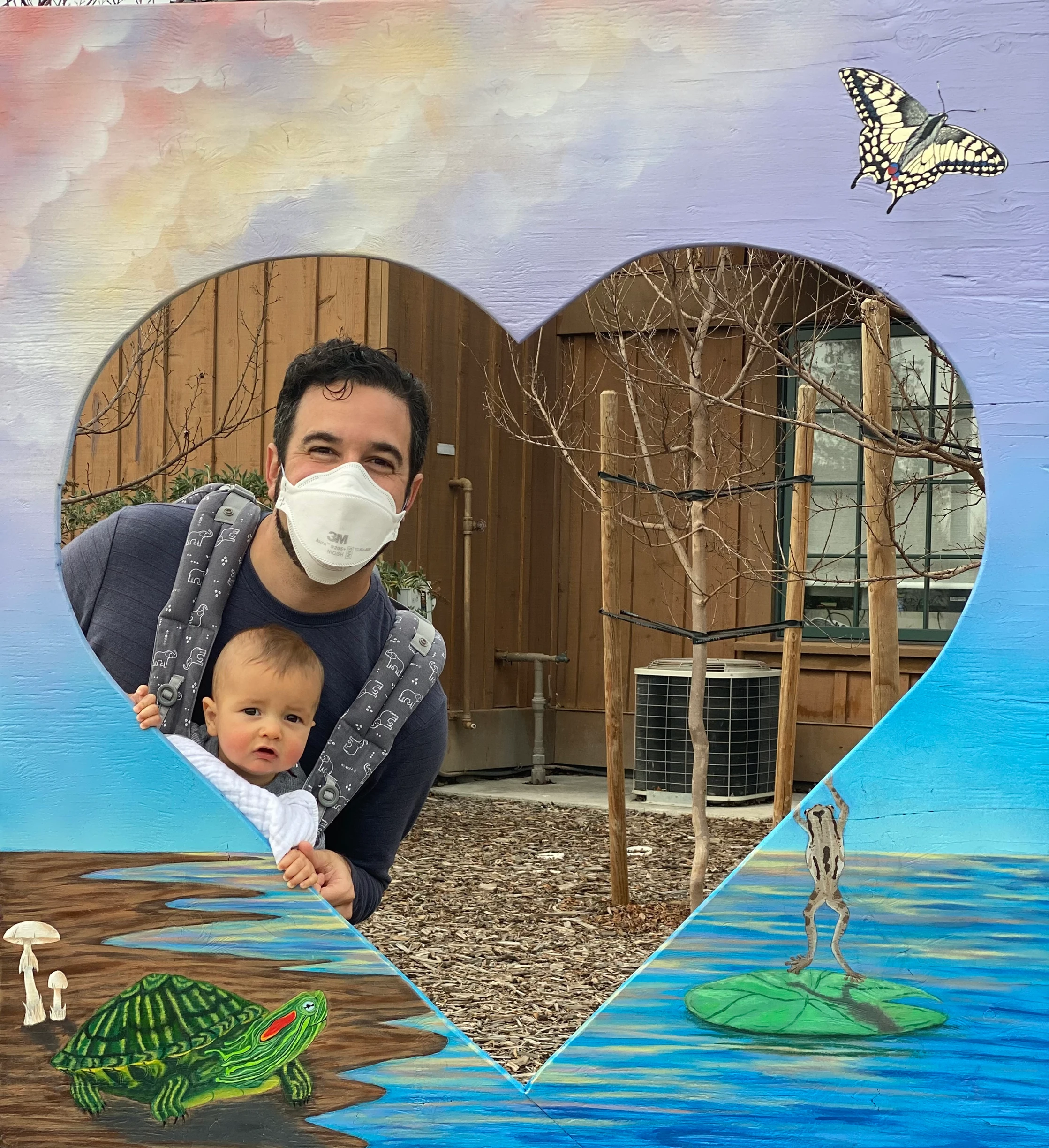 jeffrey with his baby