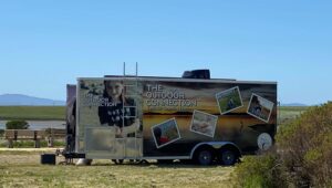 The outdoor connection trailer at the wetlands