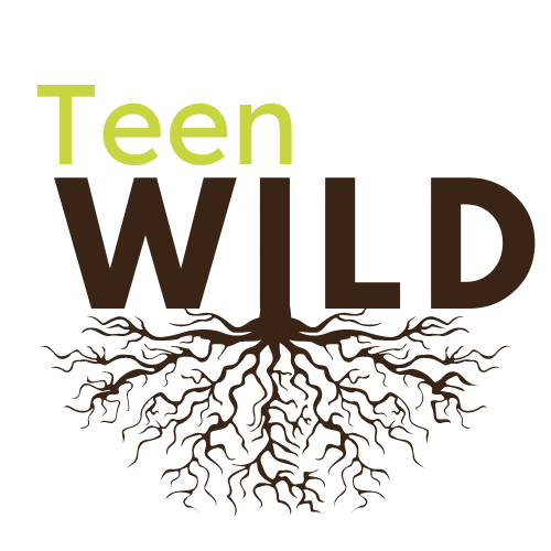 Teen WILD logo with roots