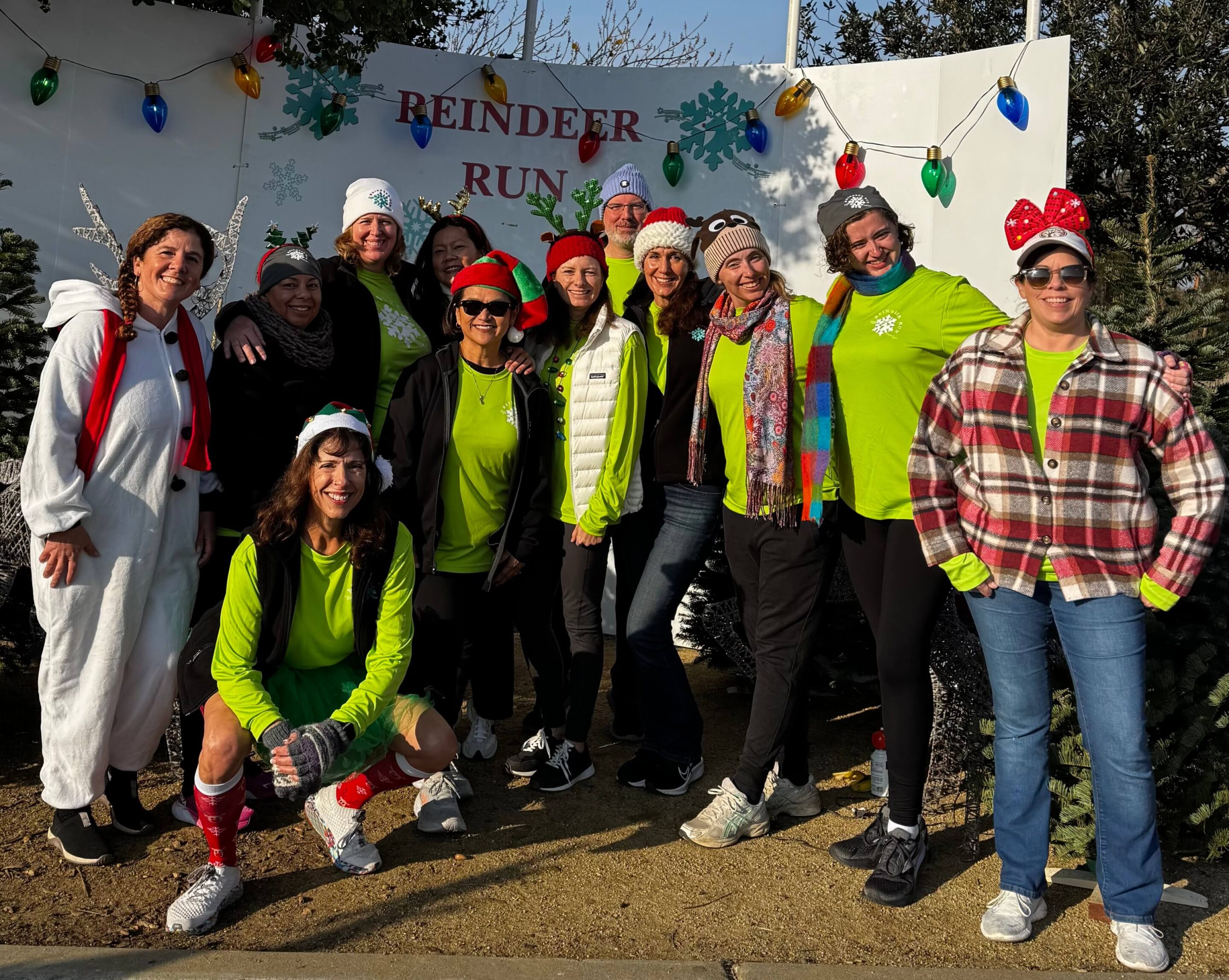 Reindeer Run volunteers Group of volunteers