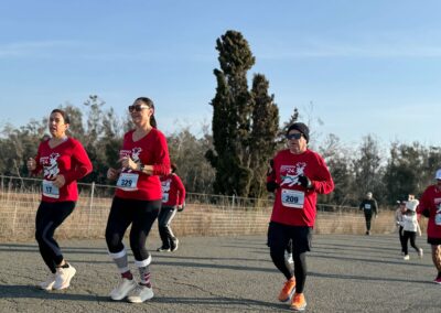 Runners on the trail