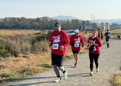 Runners on the trail