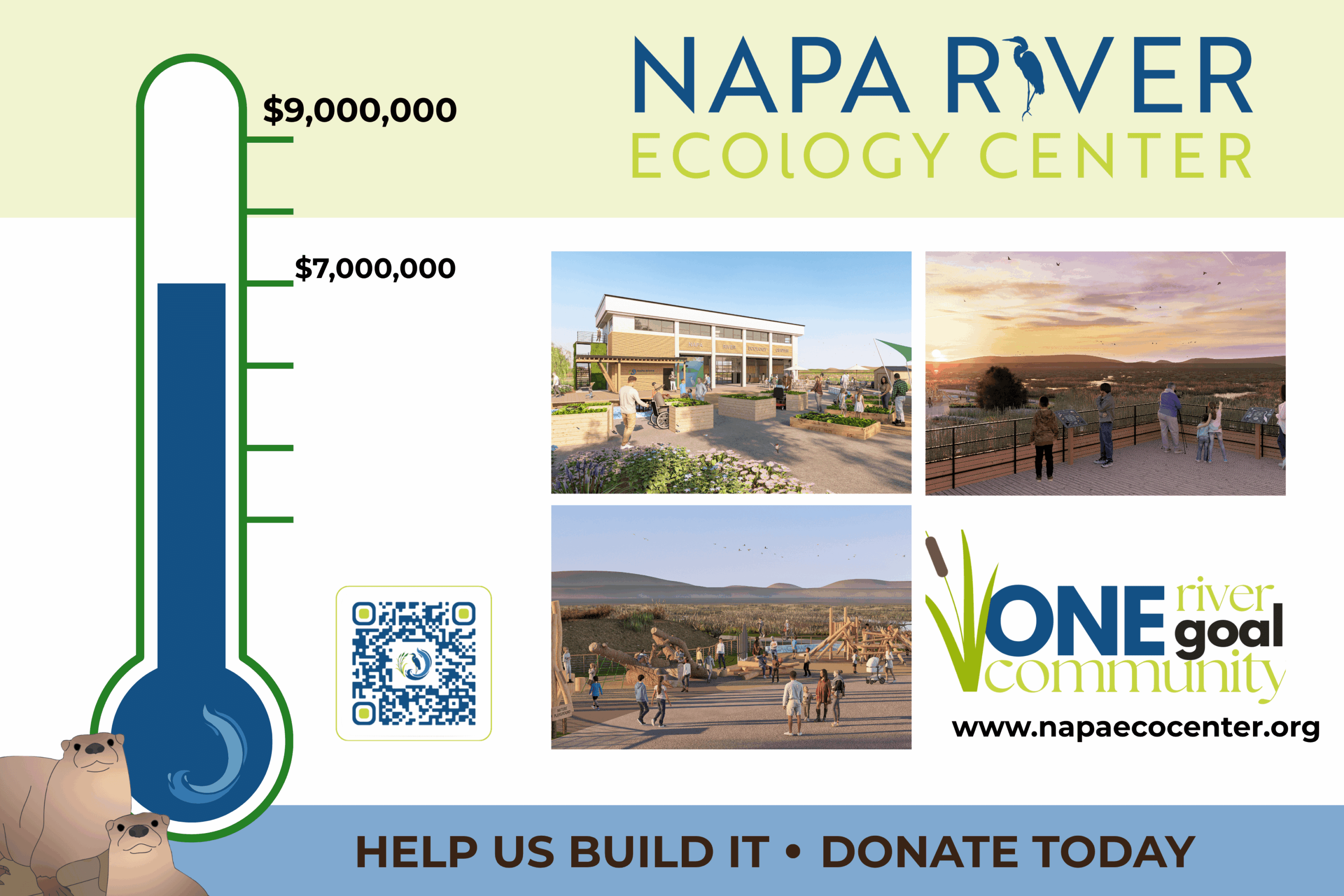 Fundraising Thermometer for Napa River Ecology Center